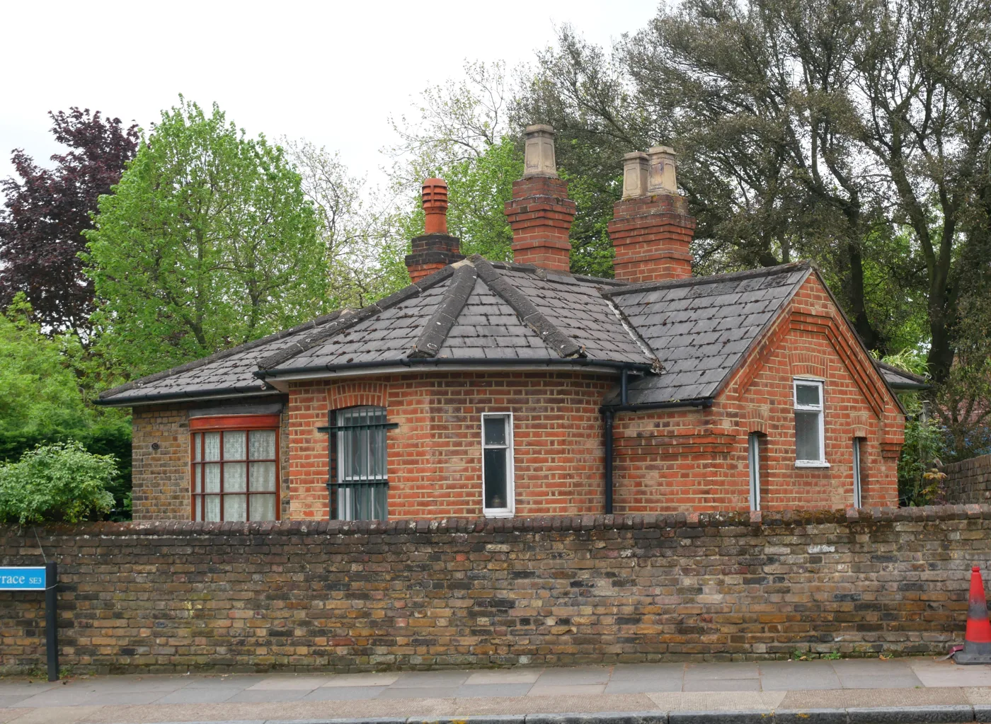 The Lodge, 52 Lee Terrace in Blackheath, the registered office of Albert D Wellington Ltd