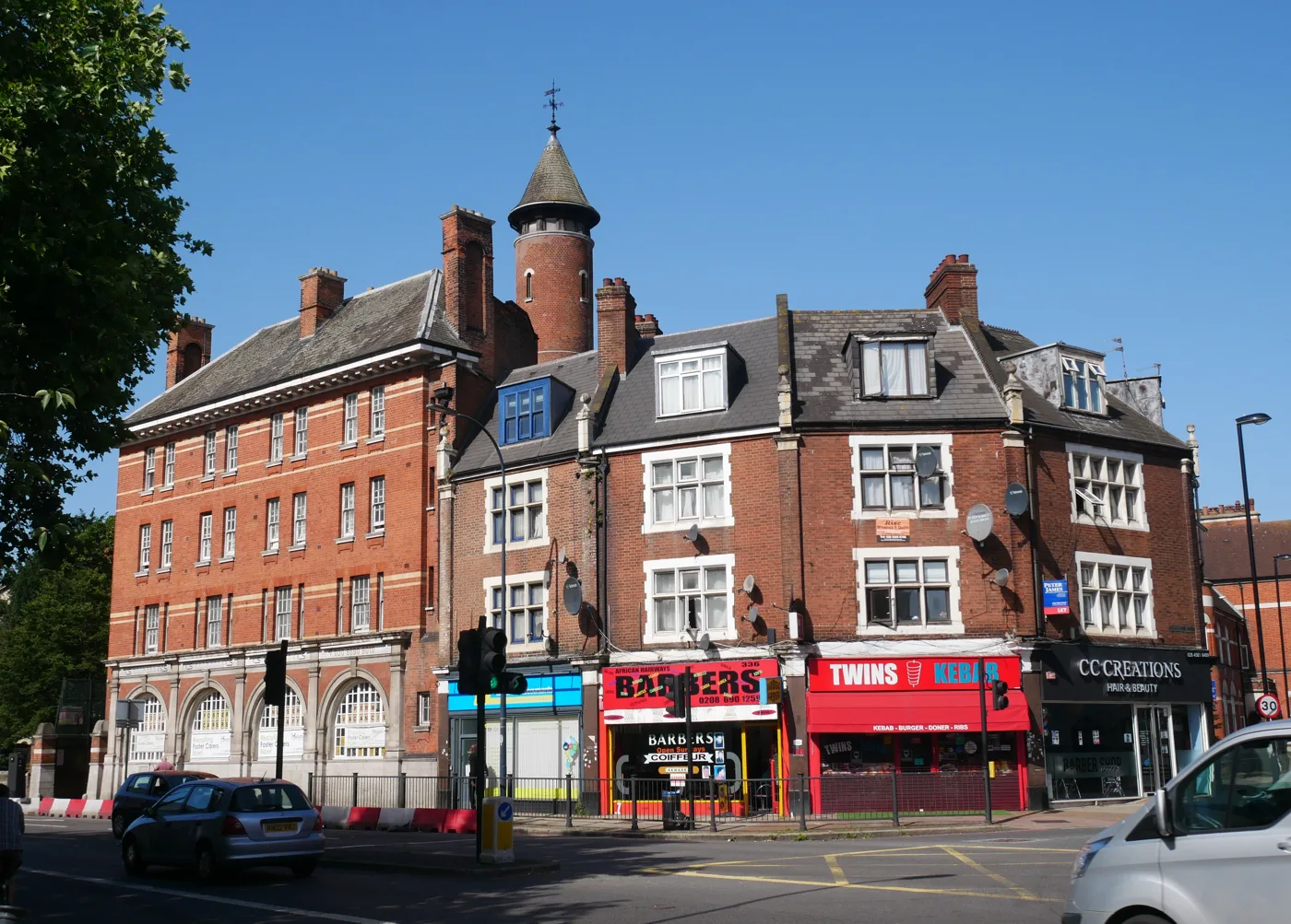 Shops at 340 to 332 Lewisham High Street. Most new companies start life at an ordinary address like these; August's register entries range from takeaways to festivals.