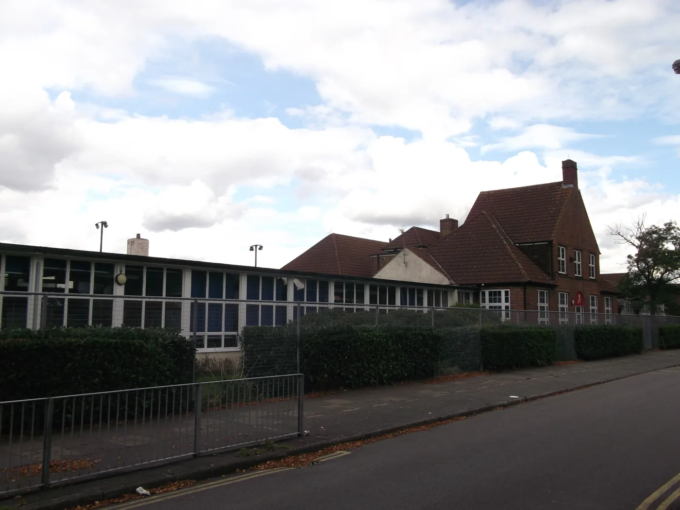 Athelney Primary School on Athelney Street, Bellingham, one of the five schools. The picture does not show the school as it is today