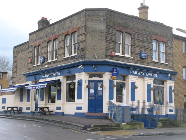 The Railway Tavern on the corner of Southend Lane and Fambridge Close. The picture does not show the pub as it is today